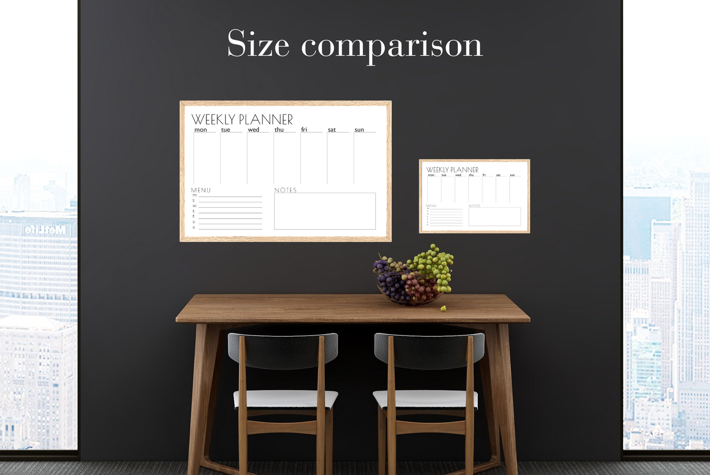 Weekly Planner + Menu