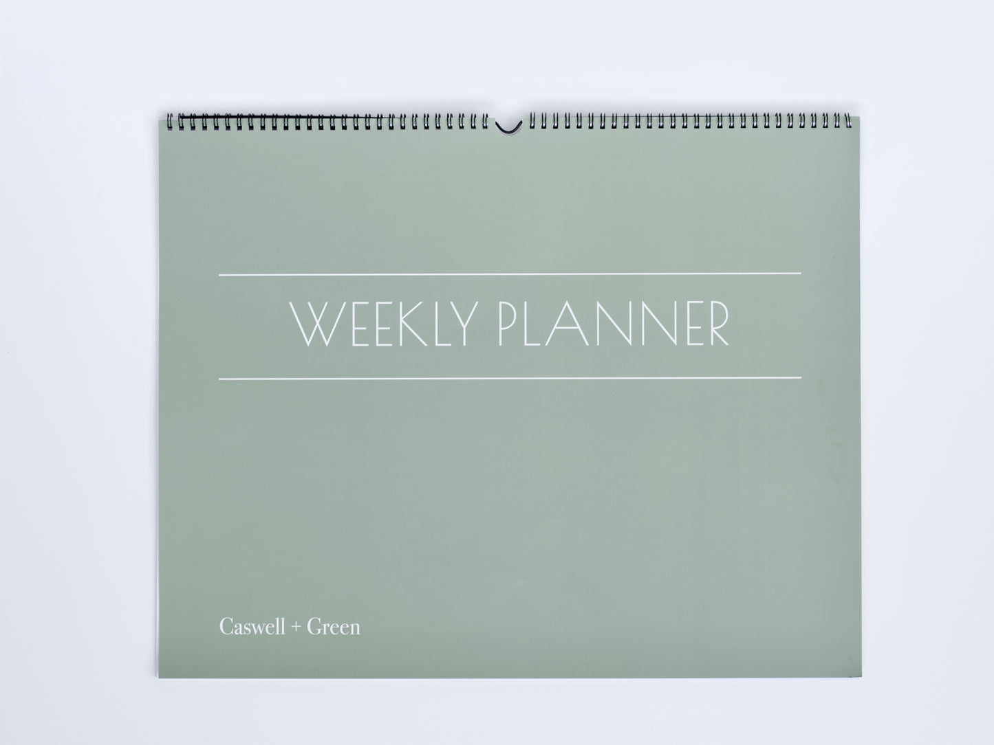 Weekly Paper Planner | Menu + Notes + Weekly Overview | Large 20x16 Format | 26 Tear-Off Sheets | Wall or Desk Use