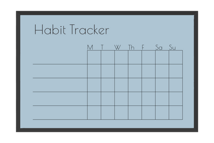 Weekly Habit Tracker (Squares)