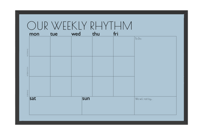 Weekly Rhythm Planner