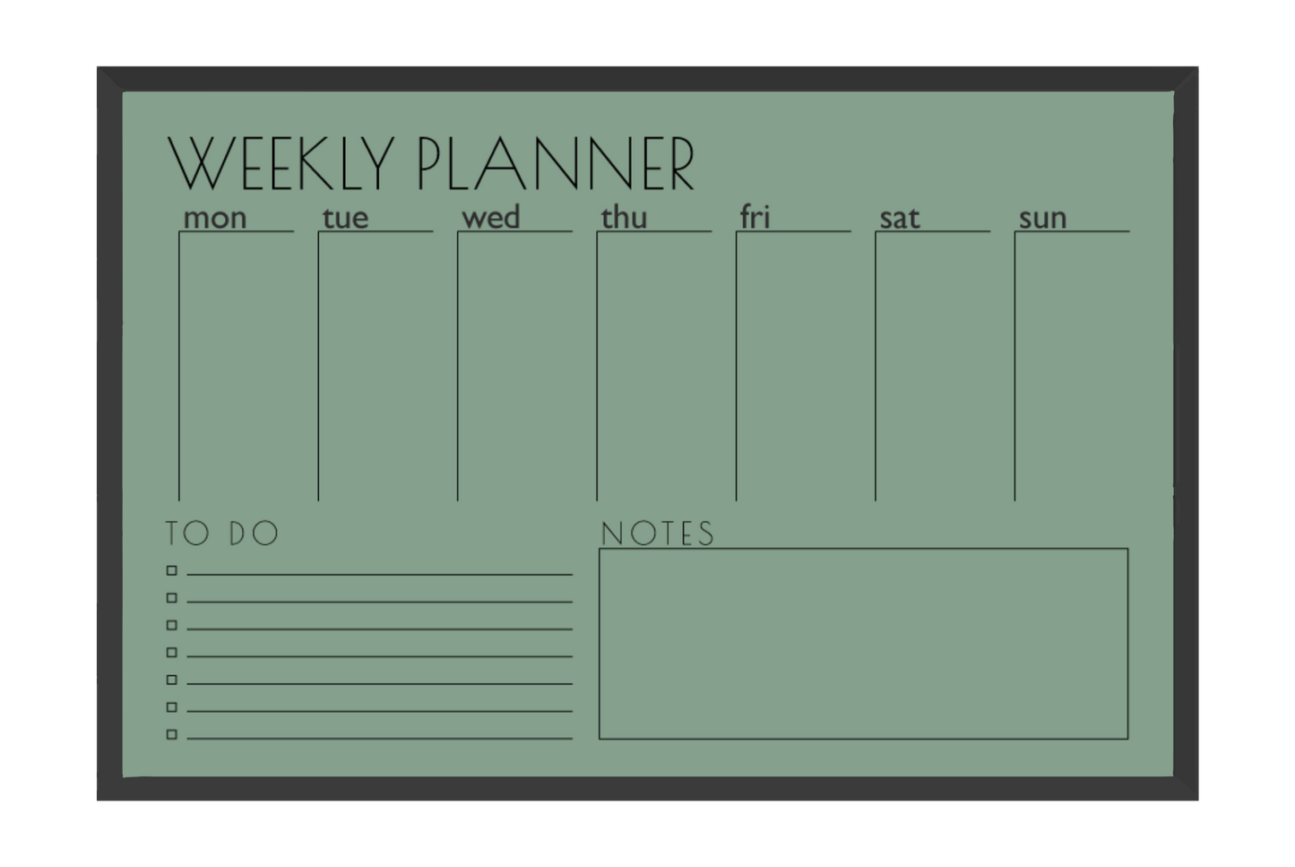 Weekly Planner + To-Do List