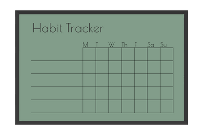 Weekly Habit Tracker (Squares)