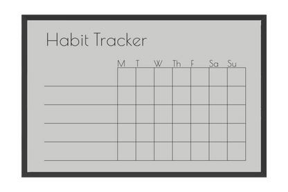 Weekly Habit Tracker (Squares)