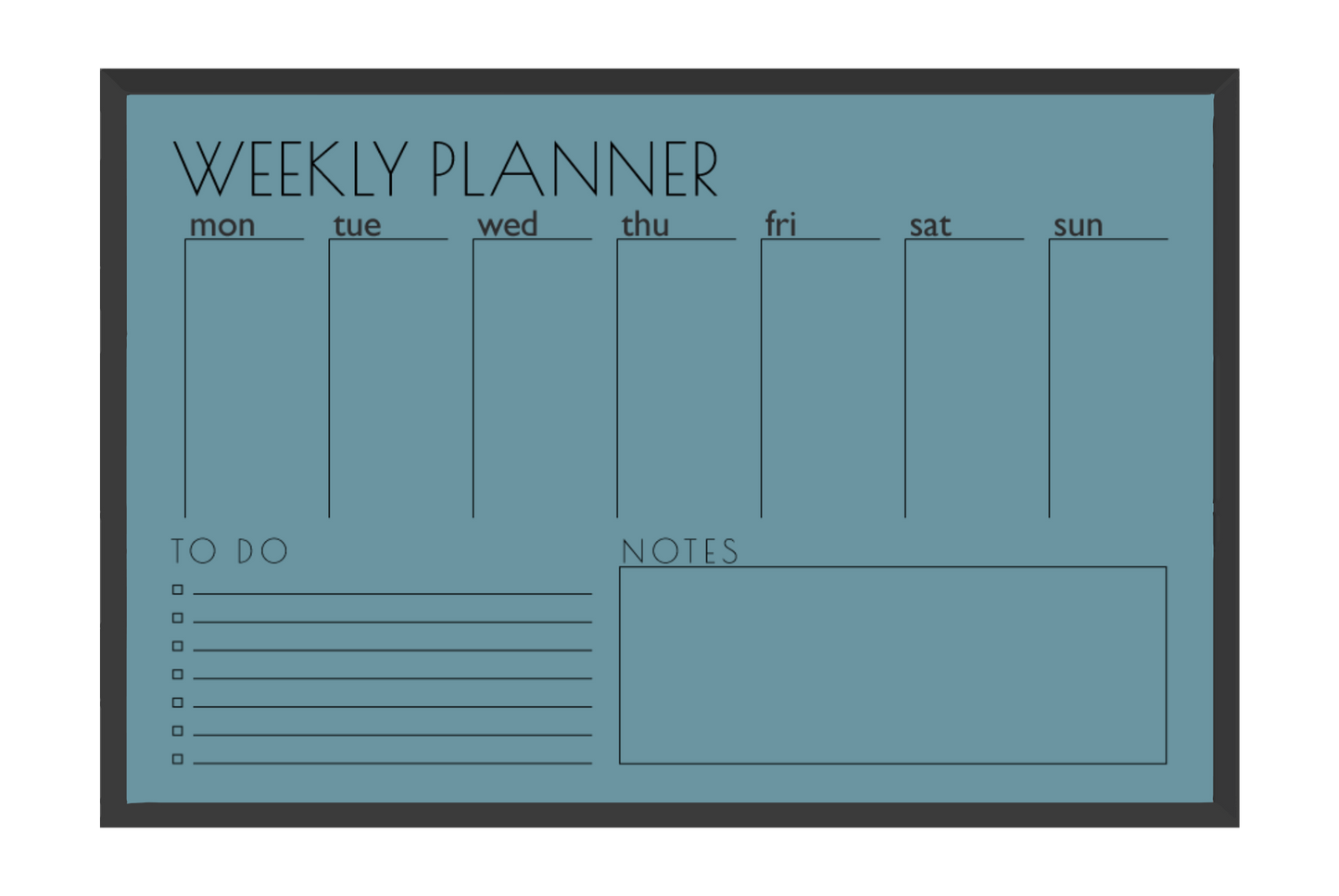 Weekly Planner + To-Do List