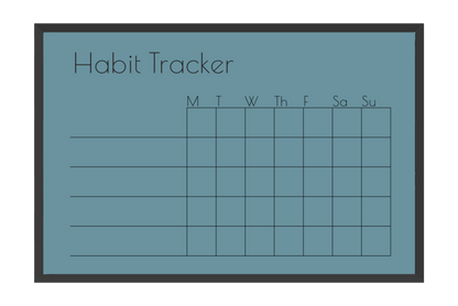 Weekly Habit Tracker (Squares)