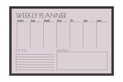 Weekly Planner + To-Do List