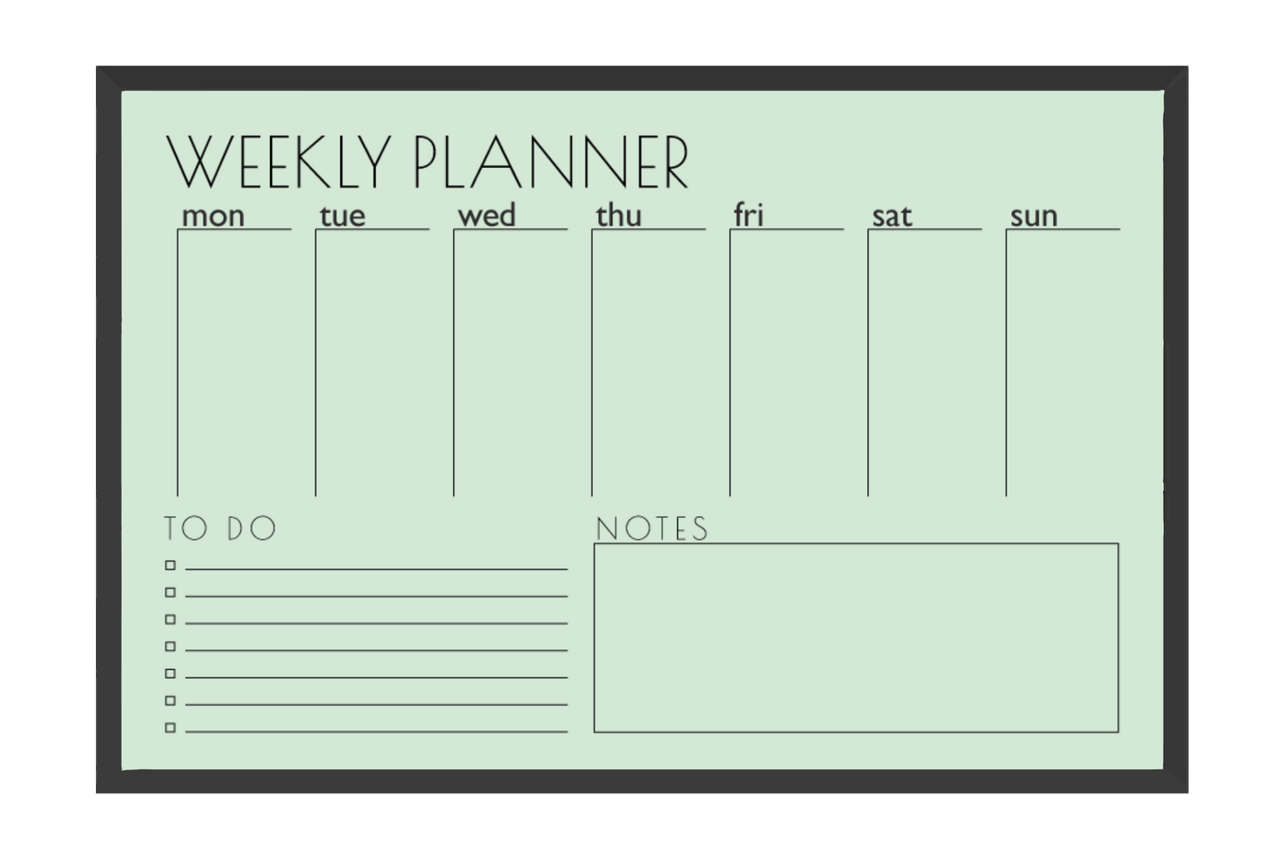 Weekly Planner + To-Do List