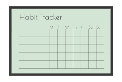 Weekly Habit Tracker (Squares)