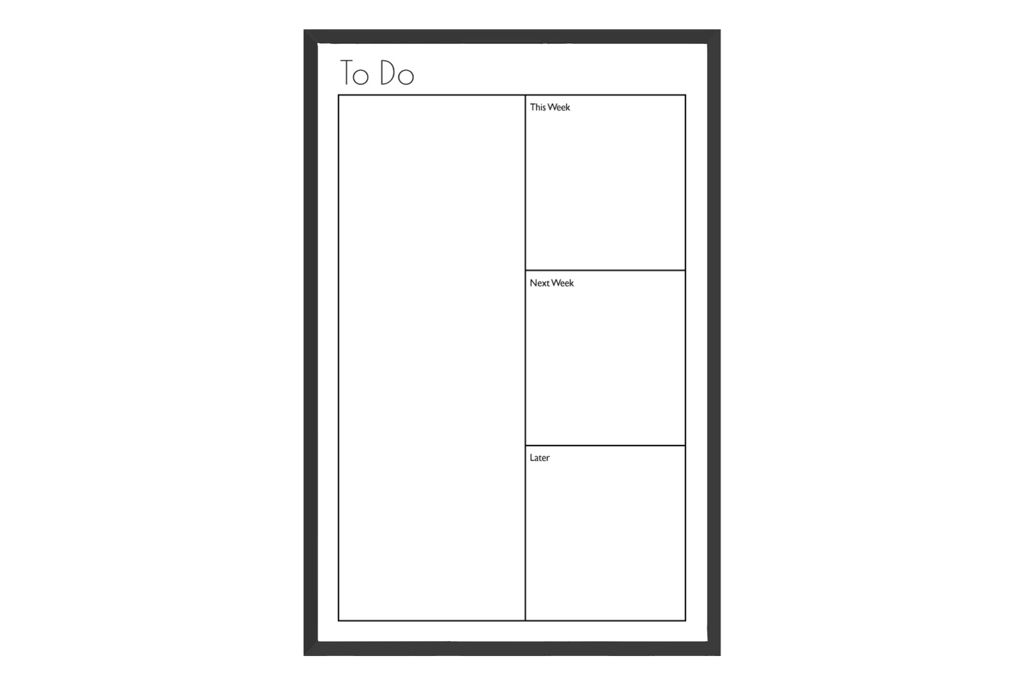 Time Blocks To-Do List