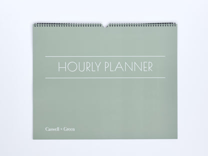 Large Hourly Weekly Paper Planner | 6AM–10PM Schedule | 20x16 Wall or Desk Format | 26 Premium Tear-Off Sheets