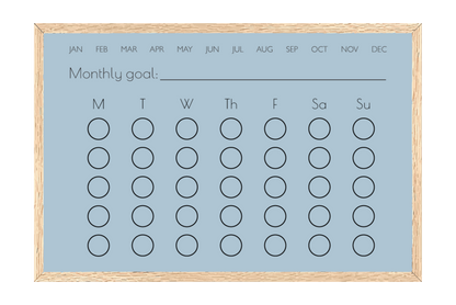 Monthly Habit Tracker (Circles)