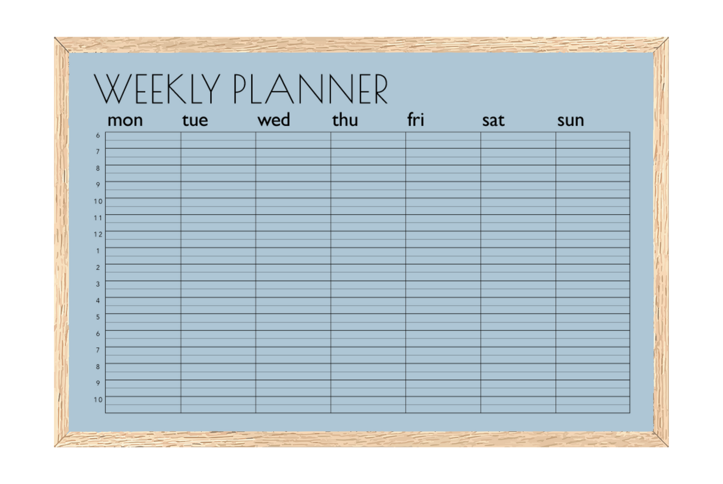 Half-Hourly Planner