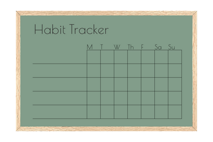 Weekly Habit Tracker (Squares)