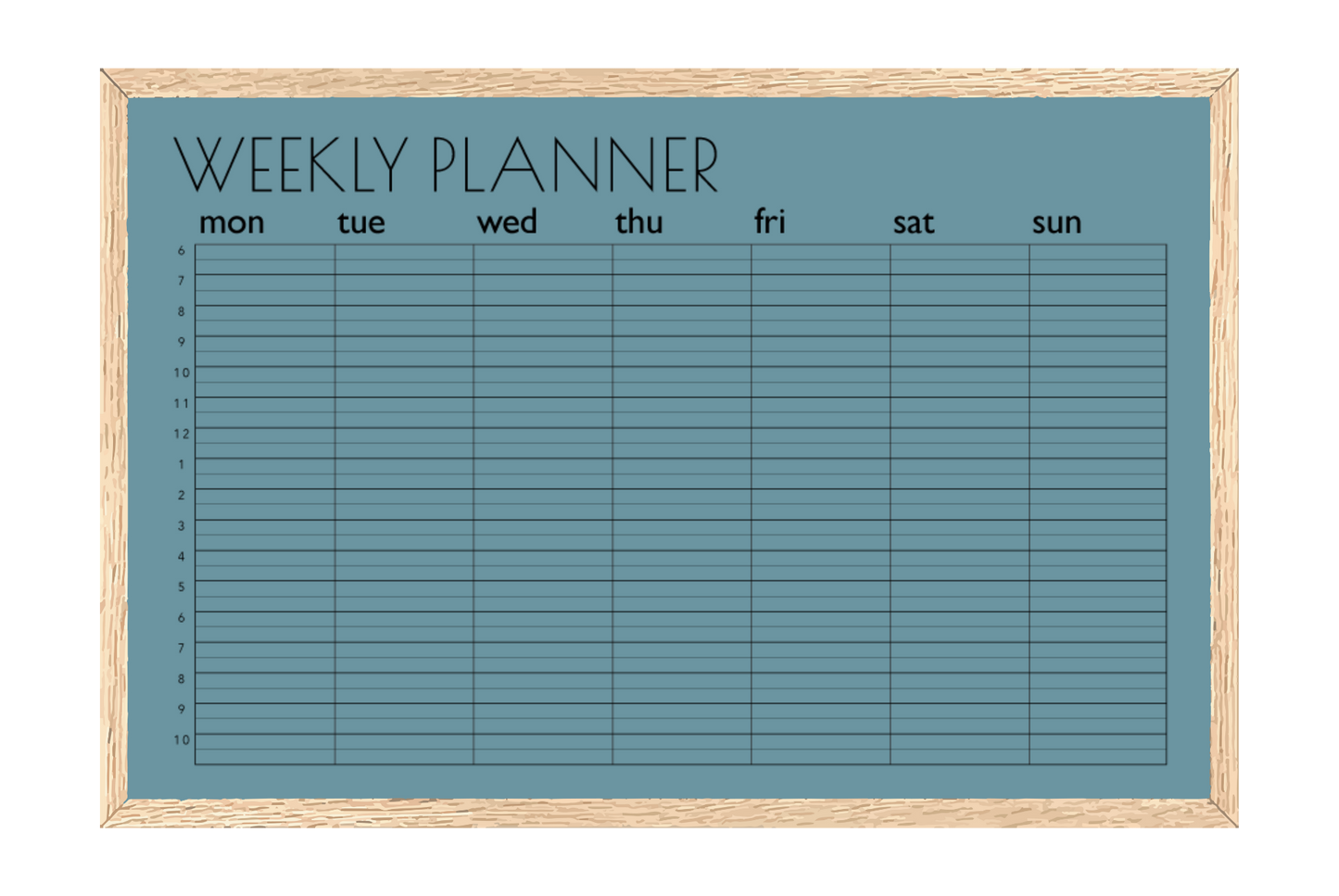 Half-Hourly Planner