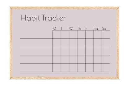 Weekly Habit Tracker (Squares)