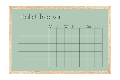 Weekly Habit Tracker (Squares)