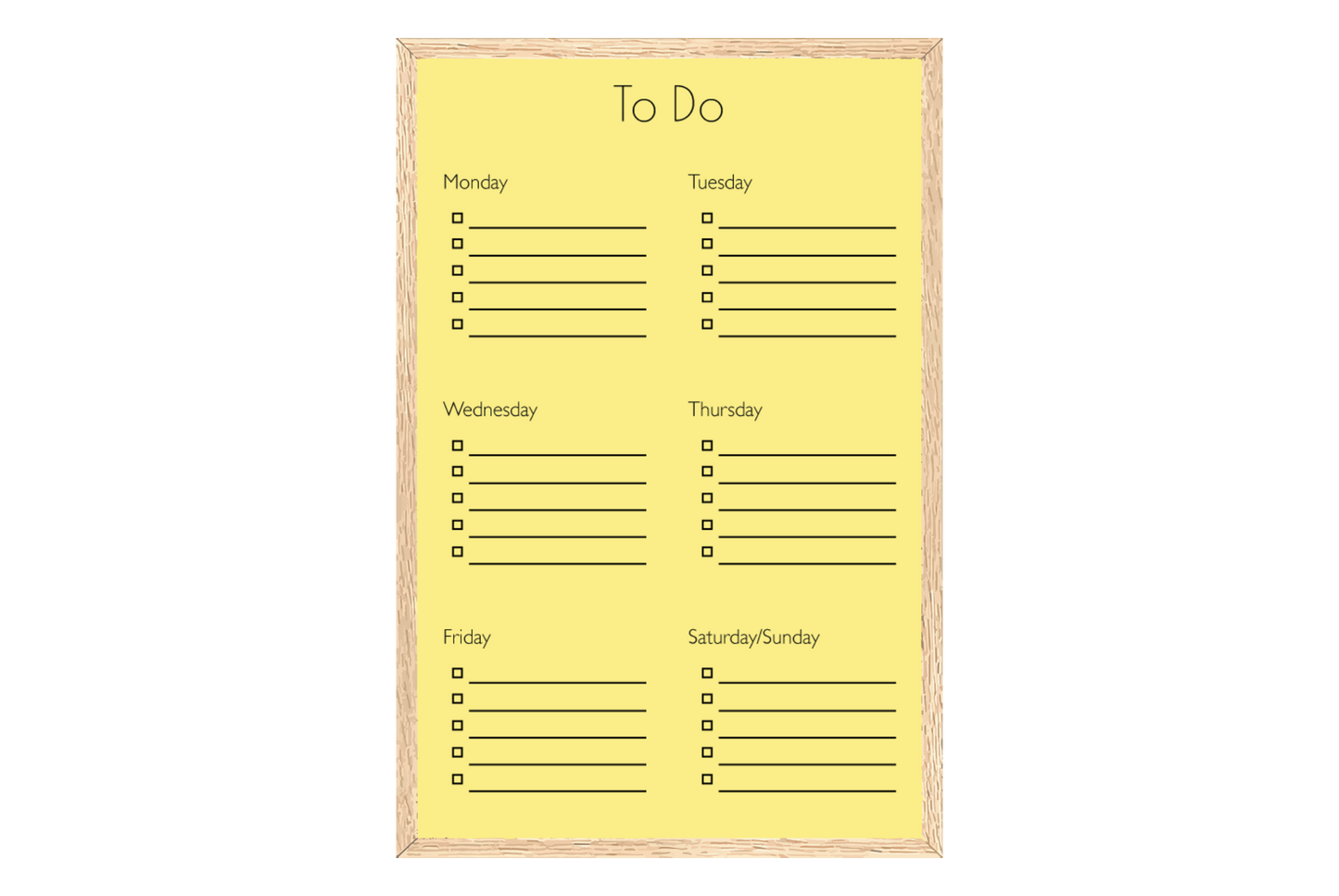 Daily To-Do List (Bullet Points)