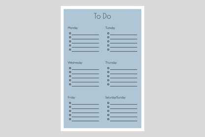 Daily To-Do List (Bullet Points)