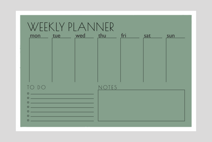 Weekly Planner + To-Do List