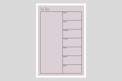 Daily To-Do List