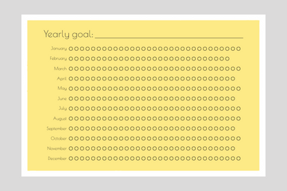 Yearly Habit Tracker