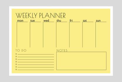 Weekly Planner + To-Do List