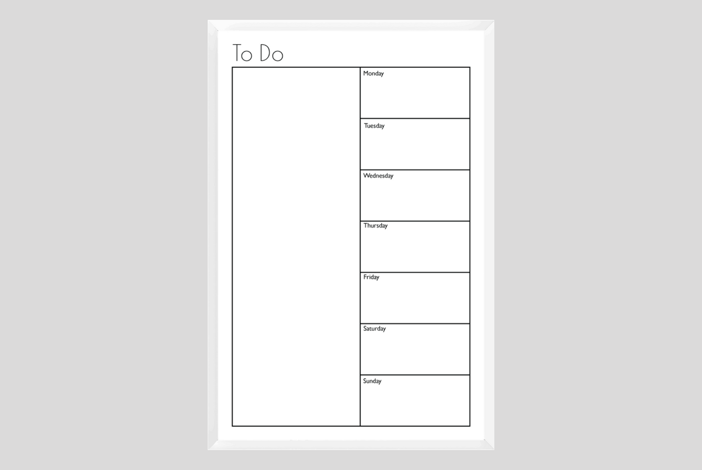 Daily To-Do List