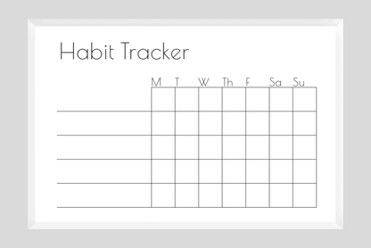 Weekly Habit Tracker (Squares)