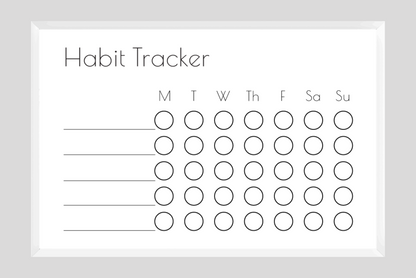 Weekly Habit Tracker (Circles)